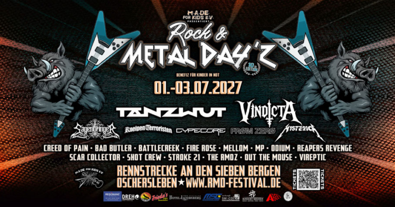 Vindicta to headline rock and metal dayz festival